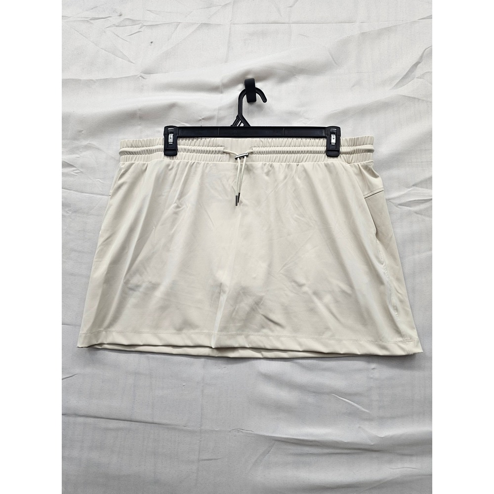 Member's Mark Womens Travel Skort Tan Nylon Blend Athletic Size XL